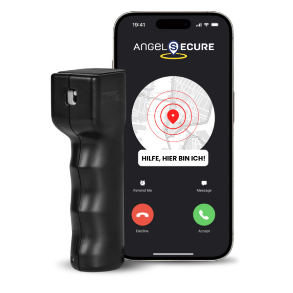 Plegium Smart Mini Abwehrspray mit GPS Notruf